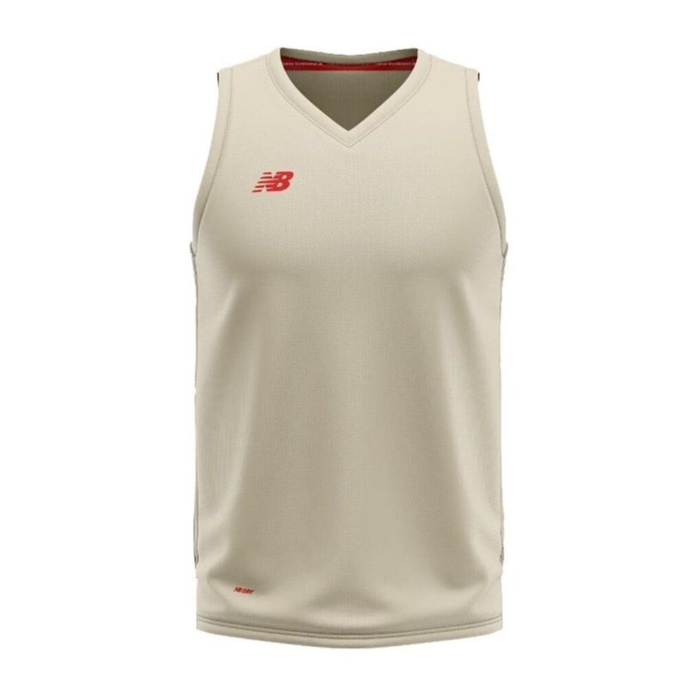 New Balance Mens V Neck Regular Tank Top / Angora